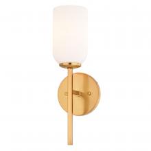 Vaxcel International W0485 - Shelby 15.25-in. H 1 Light Wall Light Natural Brass