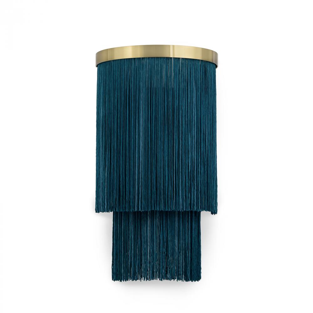 Regina Andrew Cabaret Fringe Sconce (Peacock)