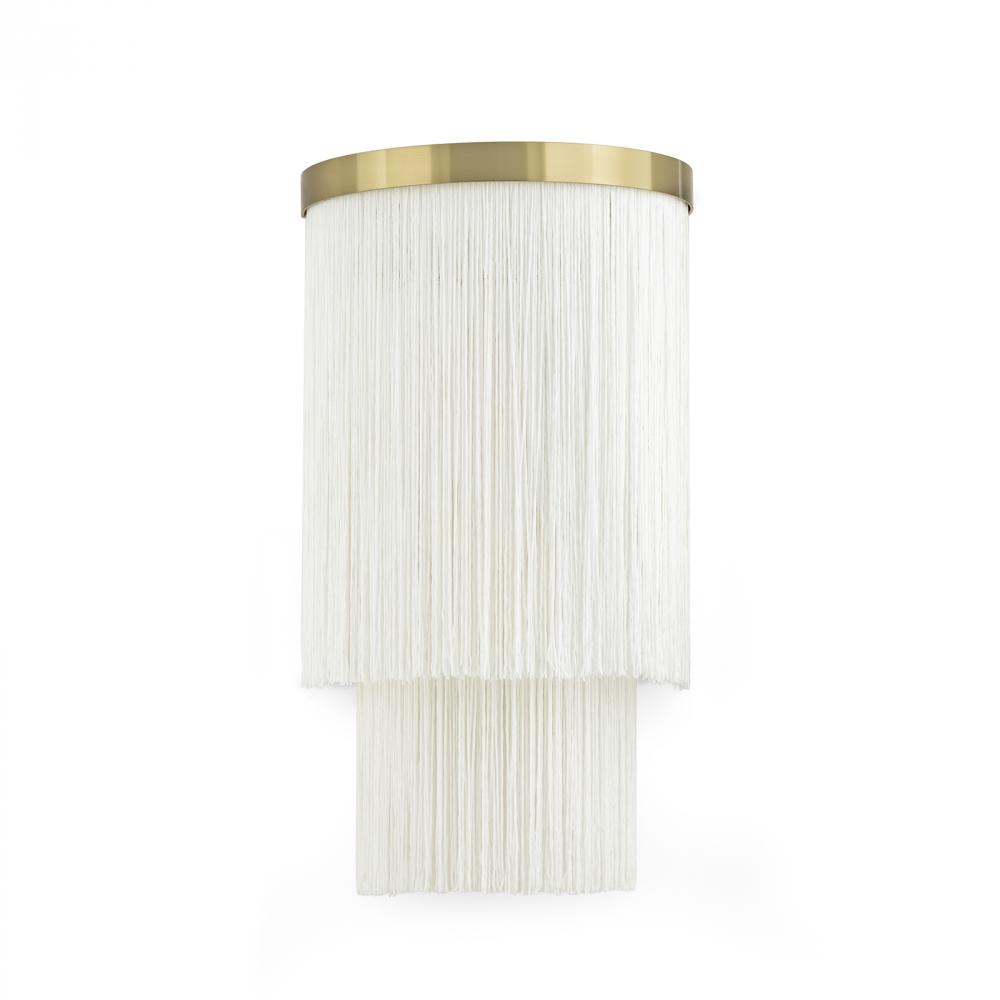 Regina Andrew Cabaret Fringe Sconce (Ivory)