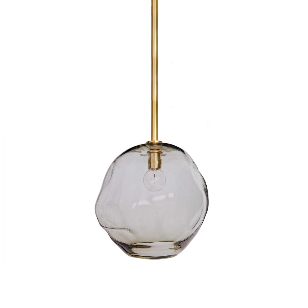 Regina Andrew Molten Pendant Large With Smoke Gl