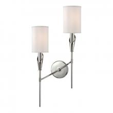 Hudson Valley 1312L-PN - Tate Wall Sconce