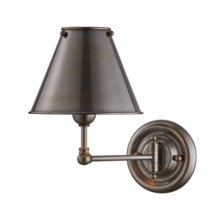 Hudson Valley MDS101-DB-MS - Classic No.1 Wall Sconce