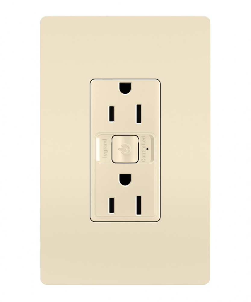 radiant® Smart 15A Outlet with Netatmo, Light Almond