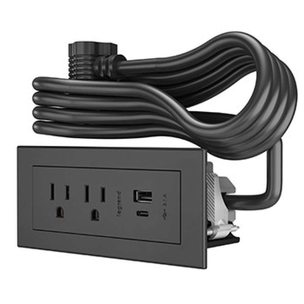 radiant? FPC USB A/C, 6FT, BK 2 TR OL, 2 USB CHARGING PORTS