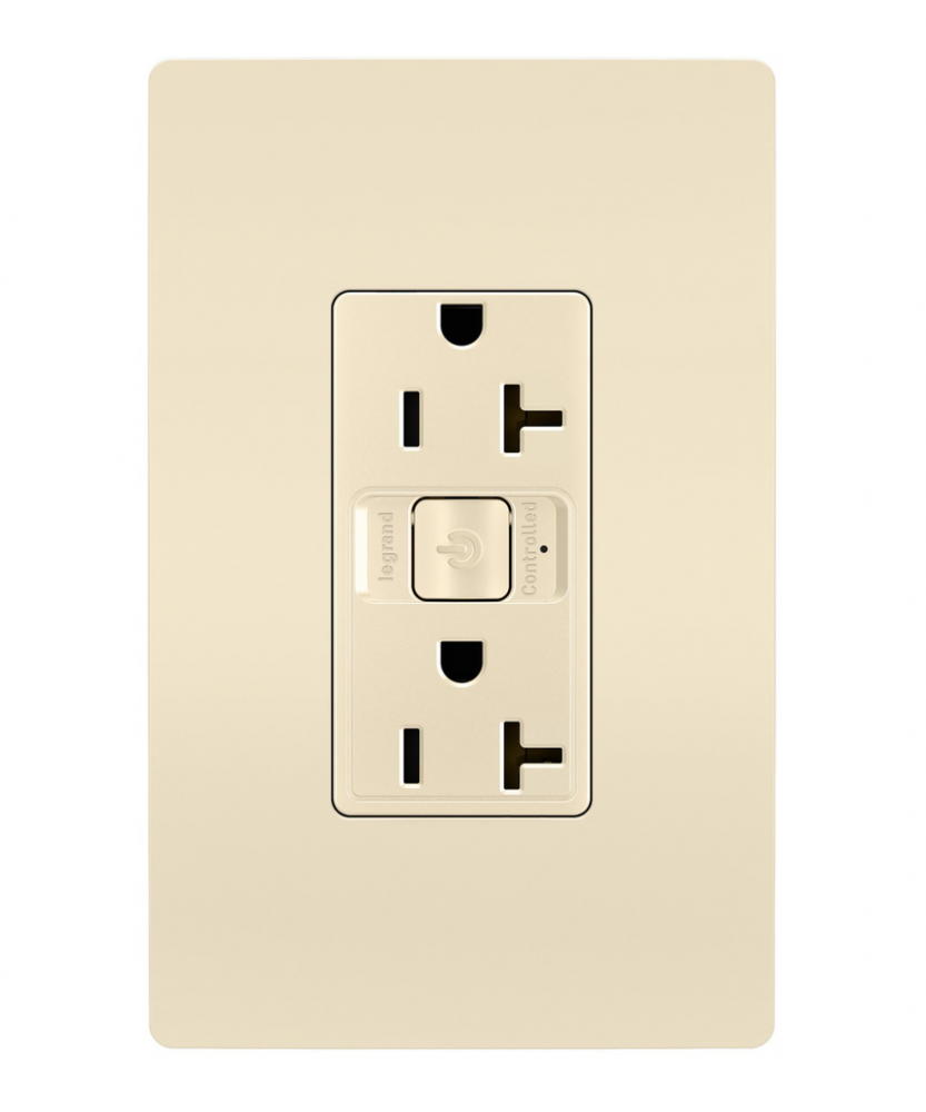 radiant® Smart 20A Outlet with Netatmo, Light Almond