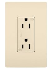 Legrand Radiant 885TRWRLA - radiant® Outdoor Outlet, Light Almond (10 pack)