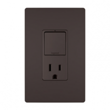 Legrand Radiant RCD38TR - radiant® Single-Pole/3-Way Switch with 15A Tamper-Resistant Outlet