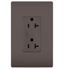 Legrand Radiant TR26352R - radiant® Spec Grade 20A Tamper-Resistant Receptacle, Brown