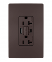 Legrand Radiant 2097TRUSBACDBC4 - radiant® Tamper-Resistant 20A Duplex Self-Test GFCI Receptacles with SafeLock® Protection, Type A/C 