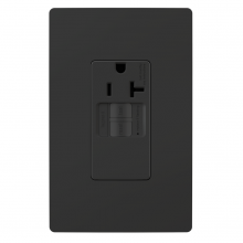 Legrand Radiant 2097TRSGLBK - radiant? Tamper-Resistant 20A Simplex Self-Test GFCI Receptacles with SafeLock? Protection, Black (10 pack)