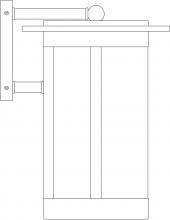 Arroyo Craftsman SAB-9CS-AC - 9" Santorini Wallmount