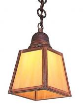 Arroyo Craftsman AH-1TRM-BZ - a-line shade pendant with t-bar overlay
