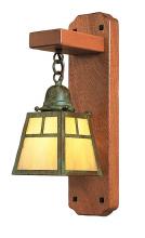 Arroyo Craftsman AWS-1EGW-MB - a-line mahogany wood sconce without overlay (empty)