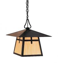 Arroyo Craftsman CH-15HWO-P - 15" carmel pendant with hillcrest overlay
