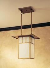 Arroyo Craftsman HCM-18DTGW-BZ - 18" huntington hanging pendant with double t-bar overlay