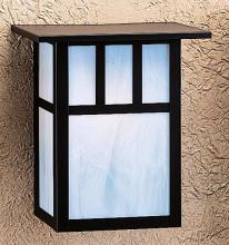 Arroyo Craftsman HS-10AOF-VP - 10" huntington sconce with roof and classic arch overlay