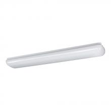 Jesco RE-GEO-FM-90036-3580-WH - JESCO 36-inch AC LED Vanity Light Ceiling & ADA Wall Mount 3500K