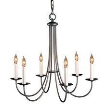 Hubbardton Forge 101160-SKT-20 - Simple Sweep 6 Arm Chandelier