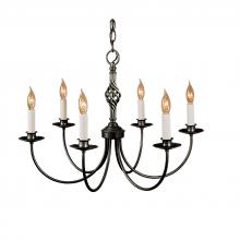 Hubbardton Forge 108060-SKT-20 - Twist Basket 6 Arm Chandelier