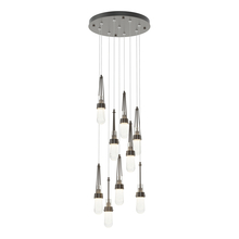 Hubbardton Forge 131100-SKT-STND-14-YG0434 - Link 9-Light Blown Glass Pendant