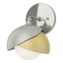 Hubbardton Forge 201374-SKT-85-86-GG0711 - Brooklyn 1-Light Double Shade Bath Sconce