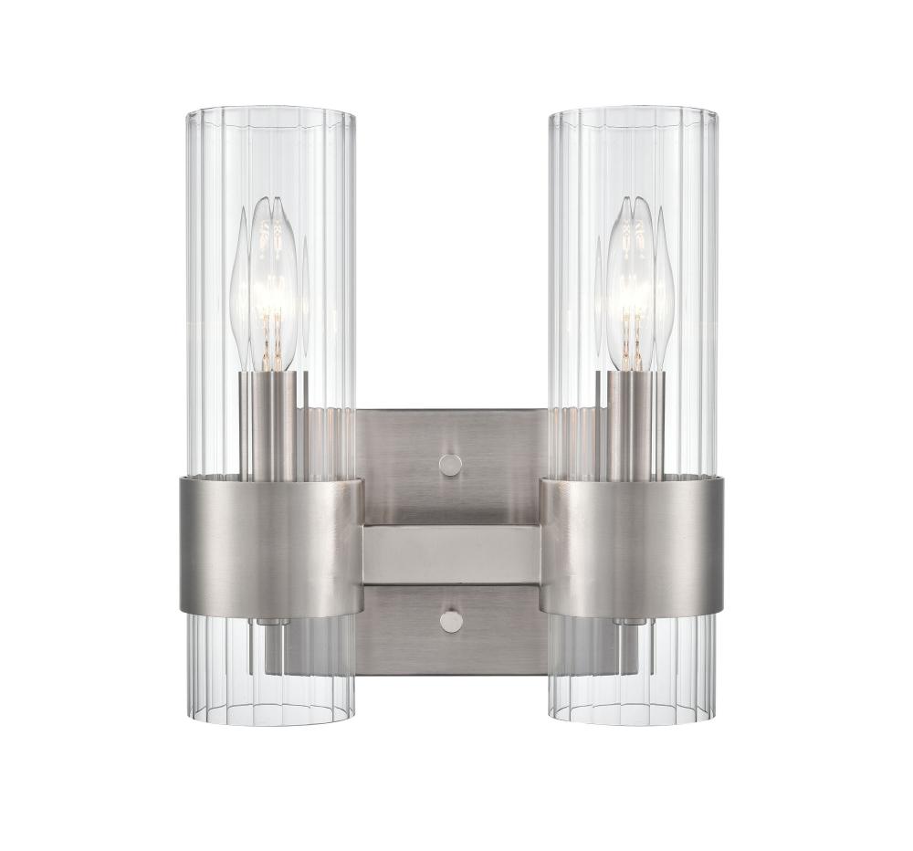 Caberton 2-Light Vanity Brushed Nickel