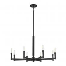 Millennium 99702-MB - Daxley 8-Light Chandelier Ceiling Light Matte Black