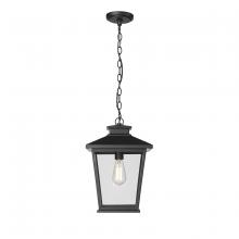 Millennium 4722-PBK - Bellmon 1-Light Outdoor Hanging Lantern Powder Coated Black