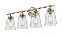 Millennium 4414-MG - Amberose 4-Light Vanity Modern Gold