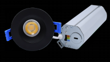GM Lighting MDL-3R-5CCT-BK - 120V MicroTask3 Mini IC Rated Recessed LED Downlight