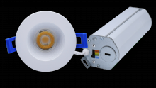 GM Lighting MDL-3R-5CCT-WH - 120V MicroTask3 Mini IC Rated Recessed LED Downlight
