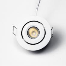 GM Lighting GMR6-120V-IC-WFL-W - 120V IC Rated Mini-Dimmable Adjustable LED Downlight