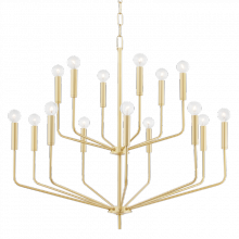 Mitzi by Hudson Valley Lighting H516815-AGB - Bailey Chandelier