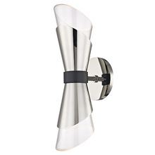Mitzi by Hudson Valley Lighting H130102-PN/BK - Angie Wall Sconce