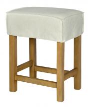 Forty West Designs 32572-WW - Short Saddle Stool Slip Cover
