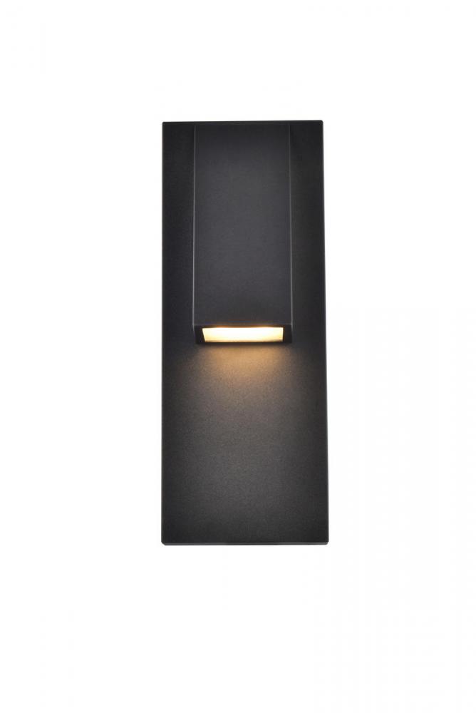 Raine Integrated LED wall sconce in black