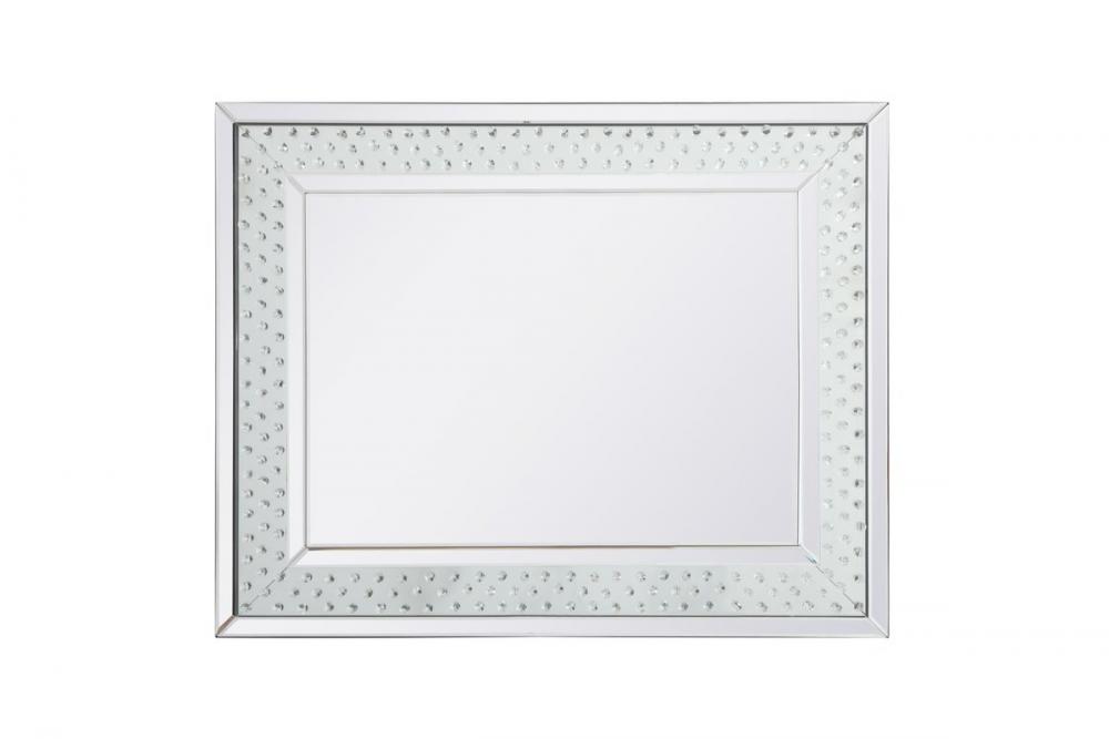 Sparkle Collection Crystal Mirror 32x40 Inch