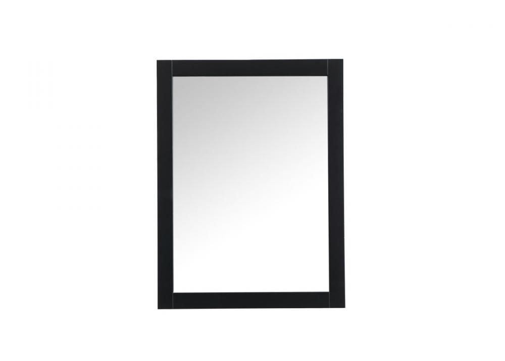 Aqua Vanity Mirror 24x32 Inch in Black