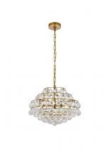 Elegant 1106D18BR - Savannah 18 Inch Pendant in Brass