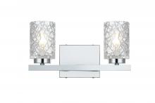 Elegant LD7026W14C - Cassie 14 inch Wall Sconce in Chrome