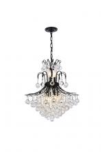 Elegant V8002D22BK/RC - Toureg 22 Inch Black Chandelier