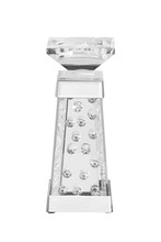 Elegant MR9108 - Sparkle 4 in. Contemporary Crystal Candleholder in Clear