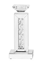 Elegant MR9111 - Sparkle 6 in. Contemporary Crystal Candleholder in Clear