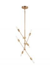 Visual Comfort & Co. Studio Collection 3100506-848 - Axis Six Light Medium Chandelier