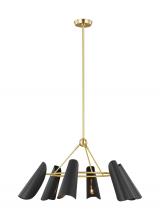 Visual Comfort & Co. Studio Collection AEC1036BBSMBK - Tresa Six Light Chandelier