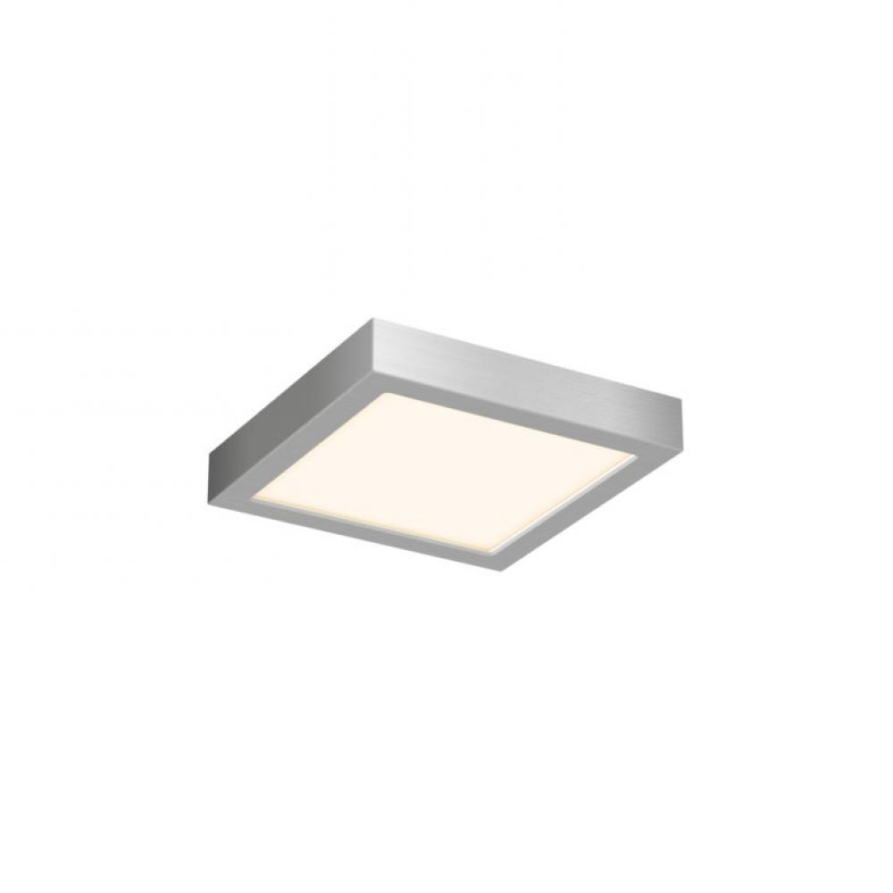 6 Inch Square Indoor/Outdoor LED Flush Mount
