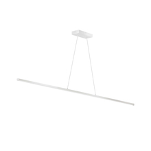 Dainolite ARY-4830LEDHP-MW - 30W Horizontal Matte White Pendant w/ White Acrylic Diffuser