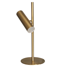 Dainolite CST-196LEDT-AGB - 6W Table Lamp, Aged Brass with Frosted Acrylic Diffuser