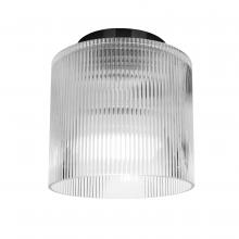 Dainolite NAD-71FH-MB-FL - 1LT Flush Mount, MB w/ FL Glass