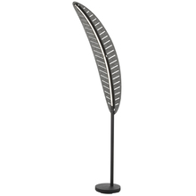 Dainolite PMA-7022F-MB-500 - 22W Floor Lamp Matte Black with Grey Shade